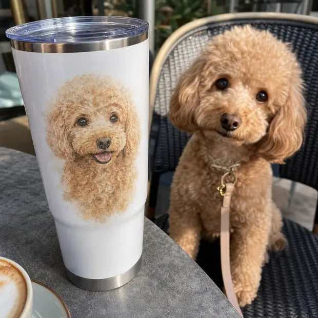 Lauren P.'s poodle tumbler