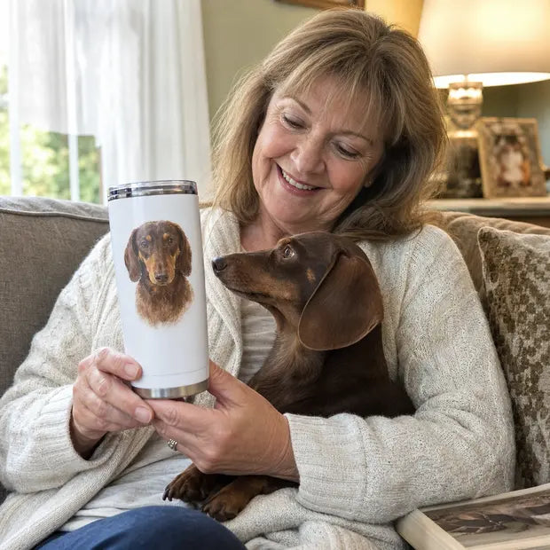 Carolyn M.'s dachshund tumbler